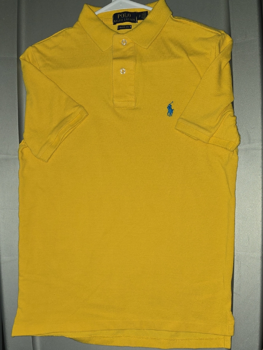 Polo by Ralph Lauren Bright Yellow Short-Sleeve Polo with Blue Pony
